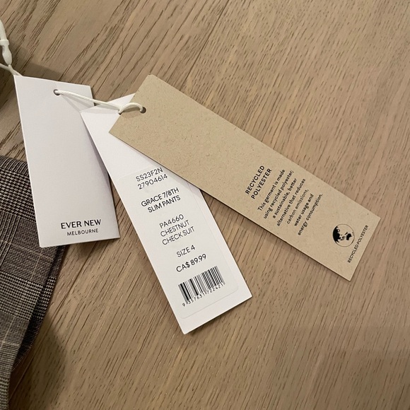 BNWT size 2 ankle length pant from Ever New. - Picture 4 of 4